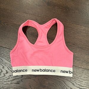 Neon Pink New Balance Sports Bra